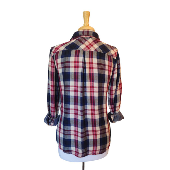 Rails Kendra Tencel Plaid Shirt Size Medium - Picture 3 of 9